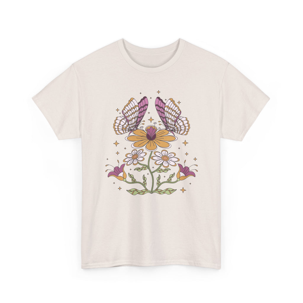 Boho Butterfly Floral T-Shirt