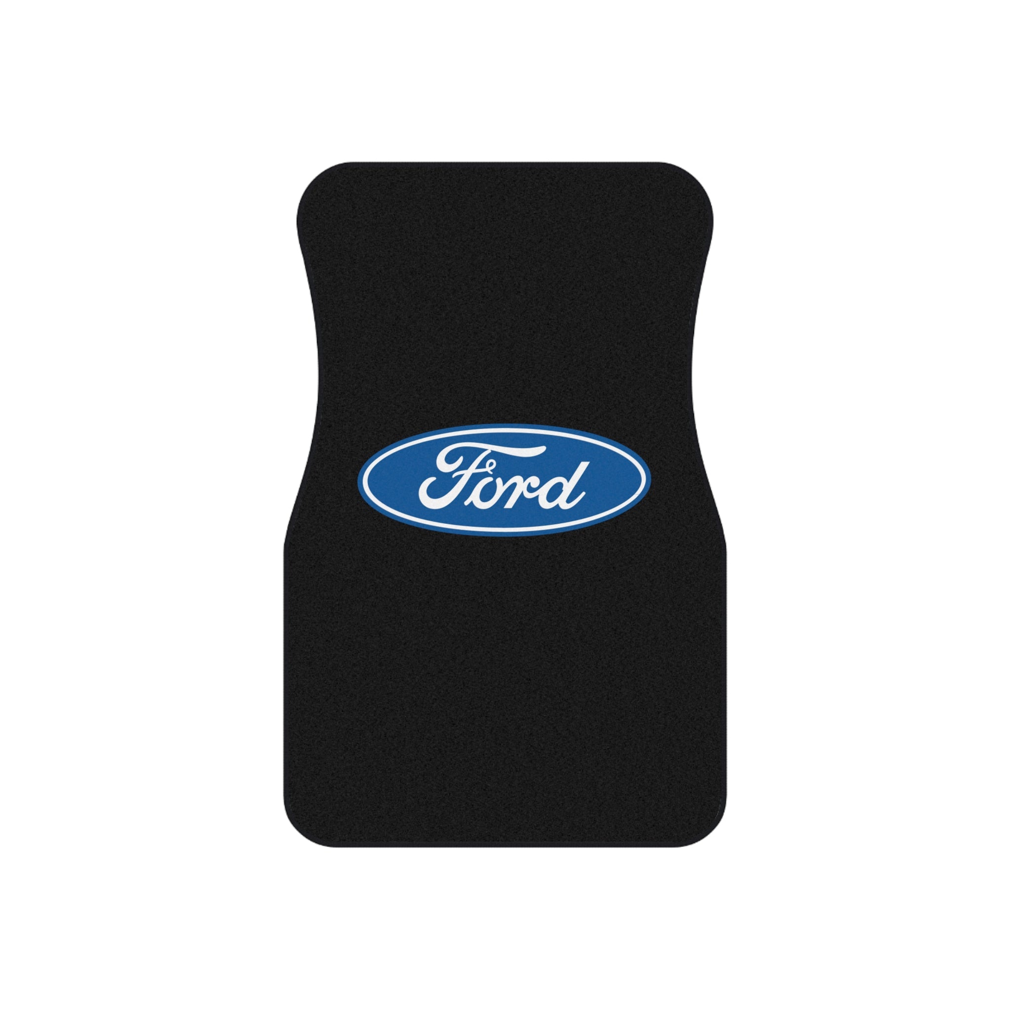4 Piece Universal Car Floor Mats Set Ford Logo Black Auto Interior Accessories