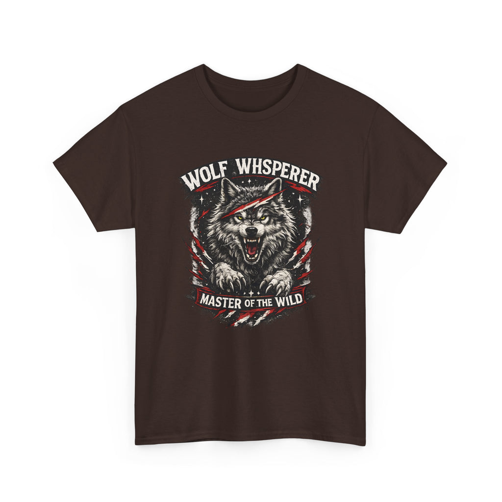 Wolf Whisperer T Shirt for Men  Wolf Graphic Tee Streetwear Style