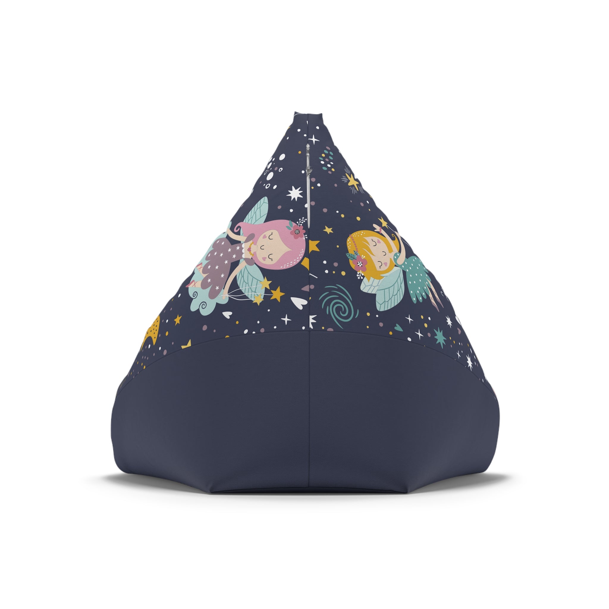 Sleeping Fairies Bean Bag Chair Cover | Night Sky Stars, Kids Room