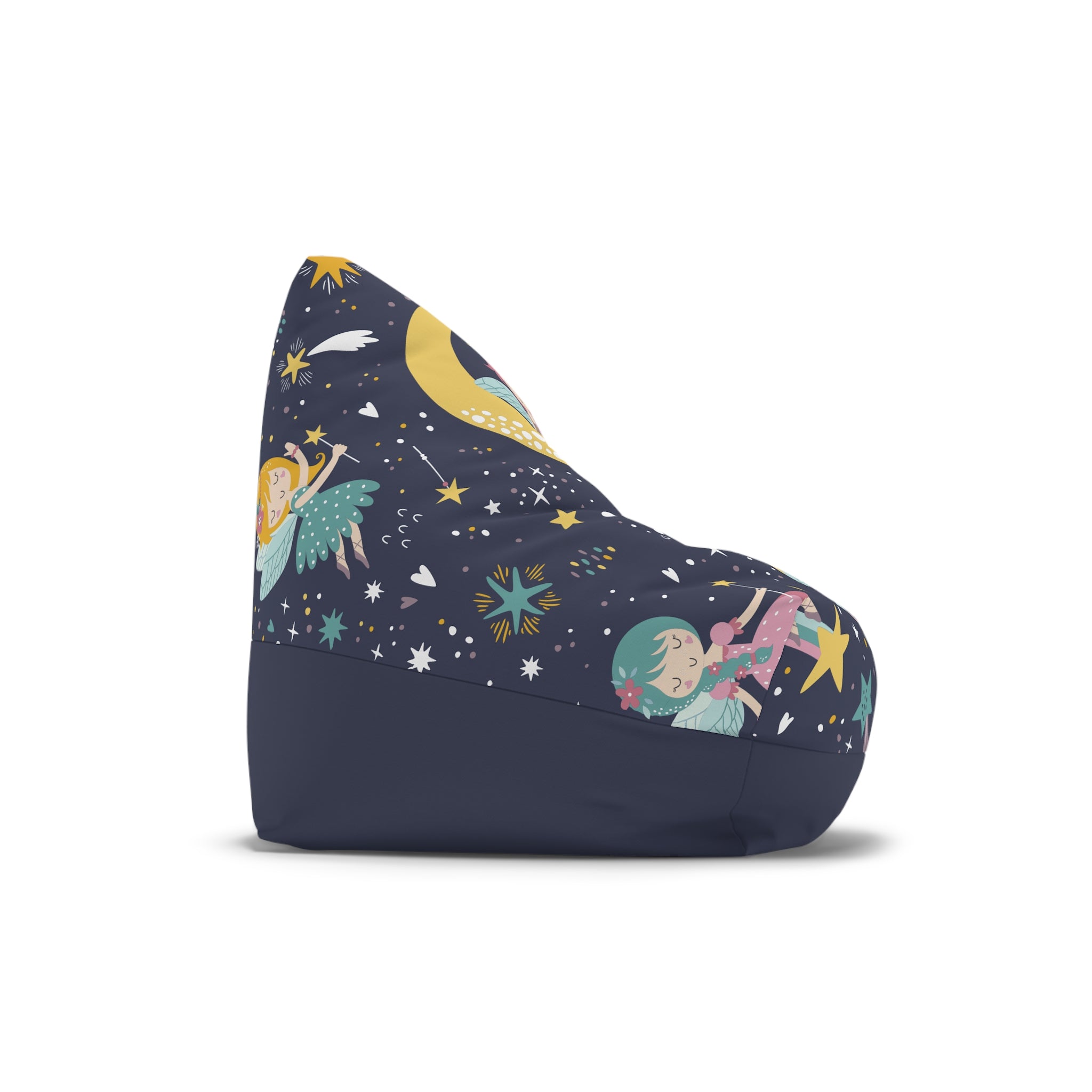 Sleeping Fairies Bean Bag Chair Cover | Night Sky Stars, Kids Room