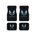 Trans Am Logo Car Mats (Set of 4) — Blue Firebird Floor Mats