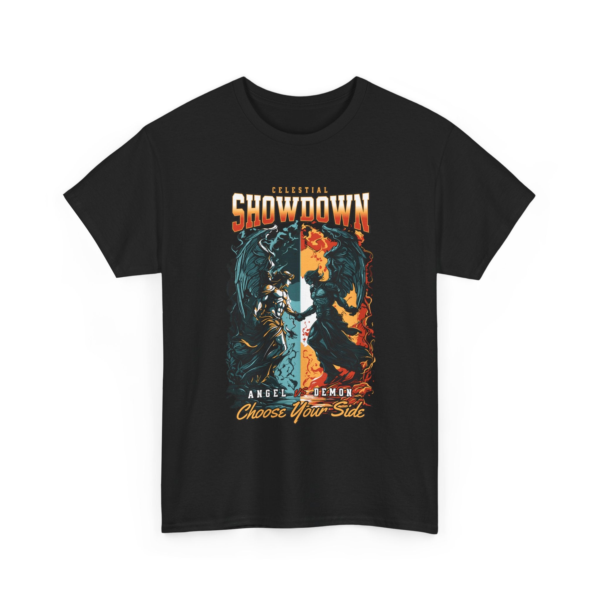 Celestial Showdown Graphic T-Shirt