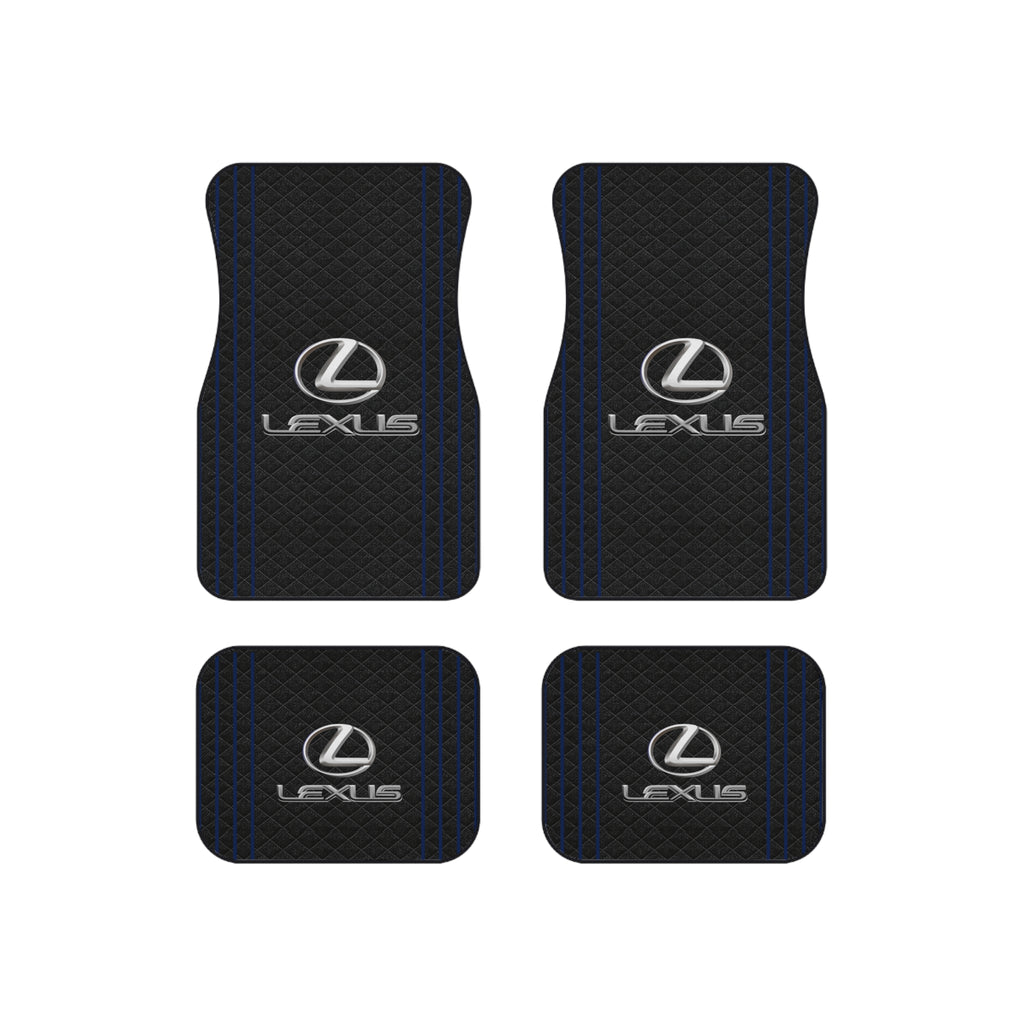 Lexus Car Floor Mats Set of 4 Universal Luxury Auto Mats Interior Accessories