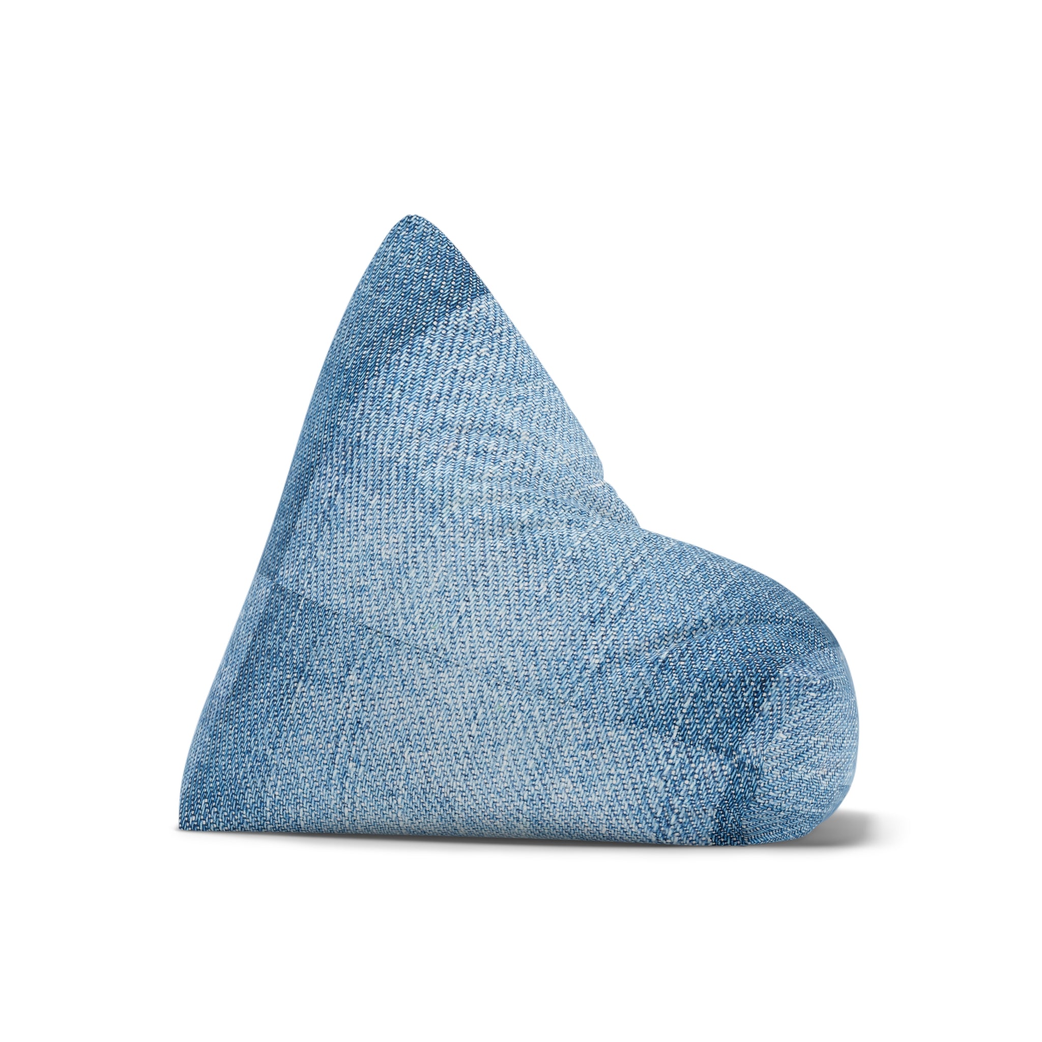 Blue Textured Bean Bag Chair Cover | Modern Bean Bag Cover | Minimalist Home Decor