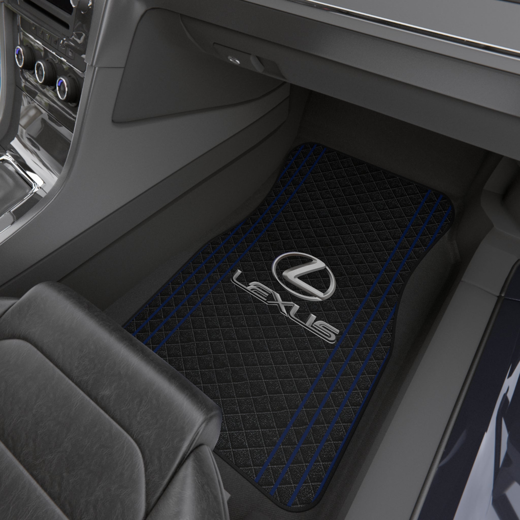Lexus Car Floor Mats Set of 4 Universal Luxury Auto Mats Interior Accessories