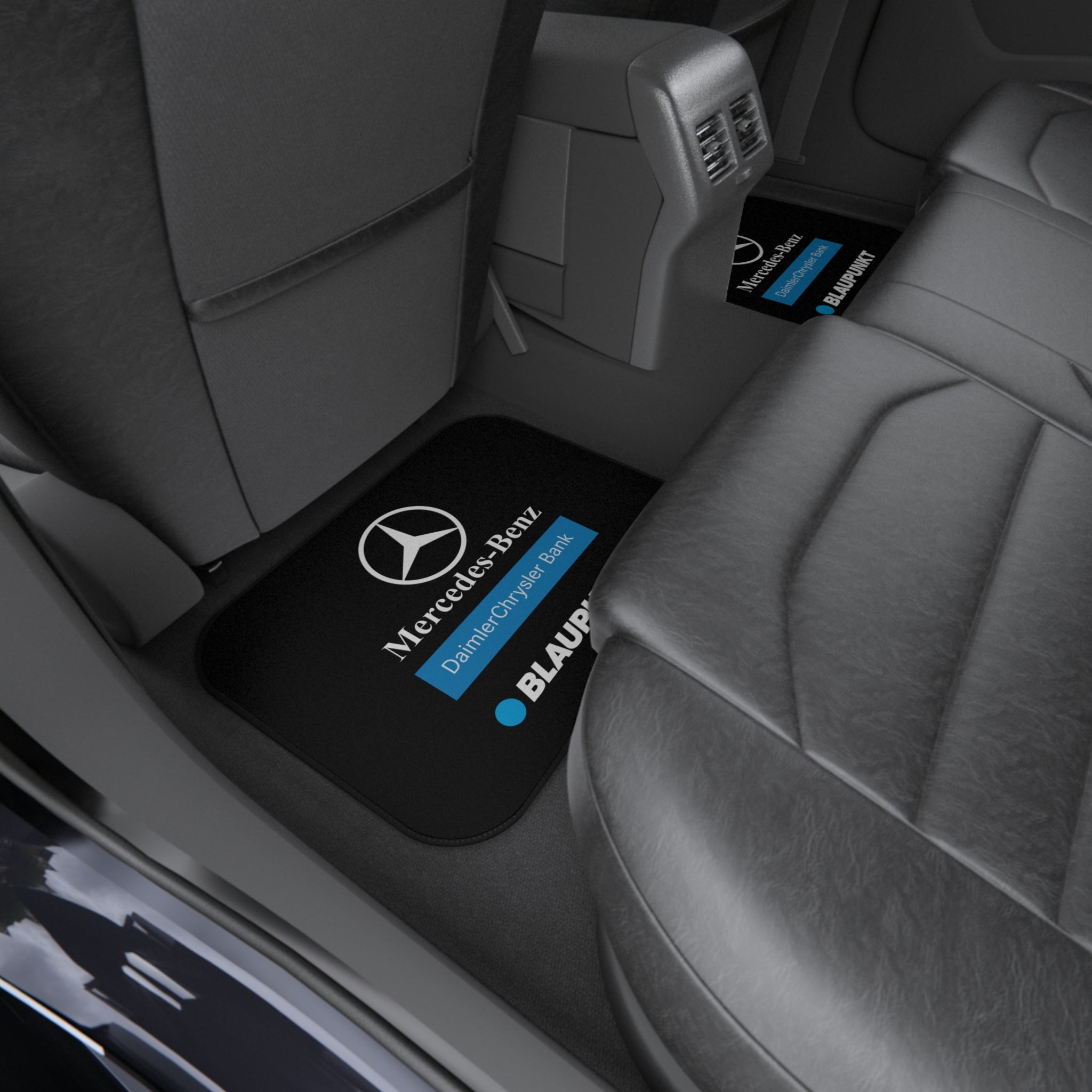 4 Piece Universal Mercedes-Benz Car Floor Mats Set Luxury Auto Interior Accessories