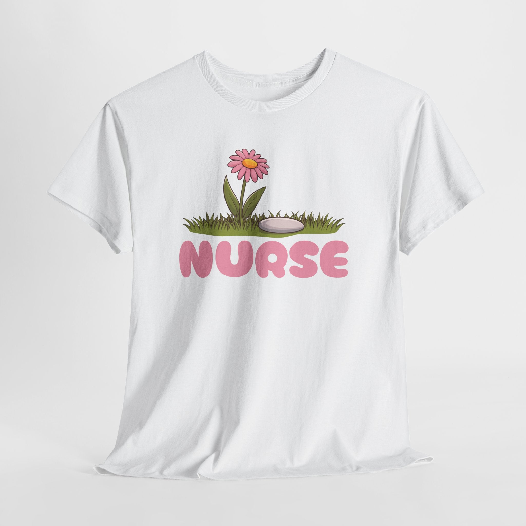 Nurse Floral Graphic T-Shirt