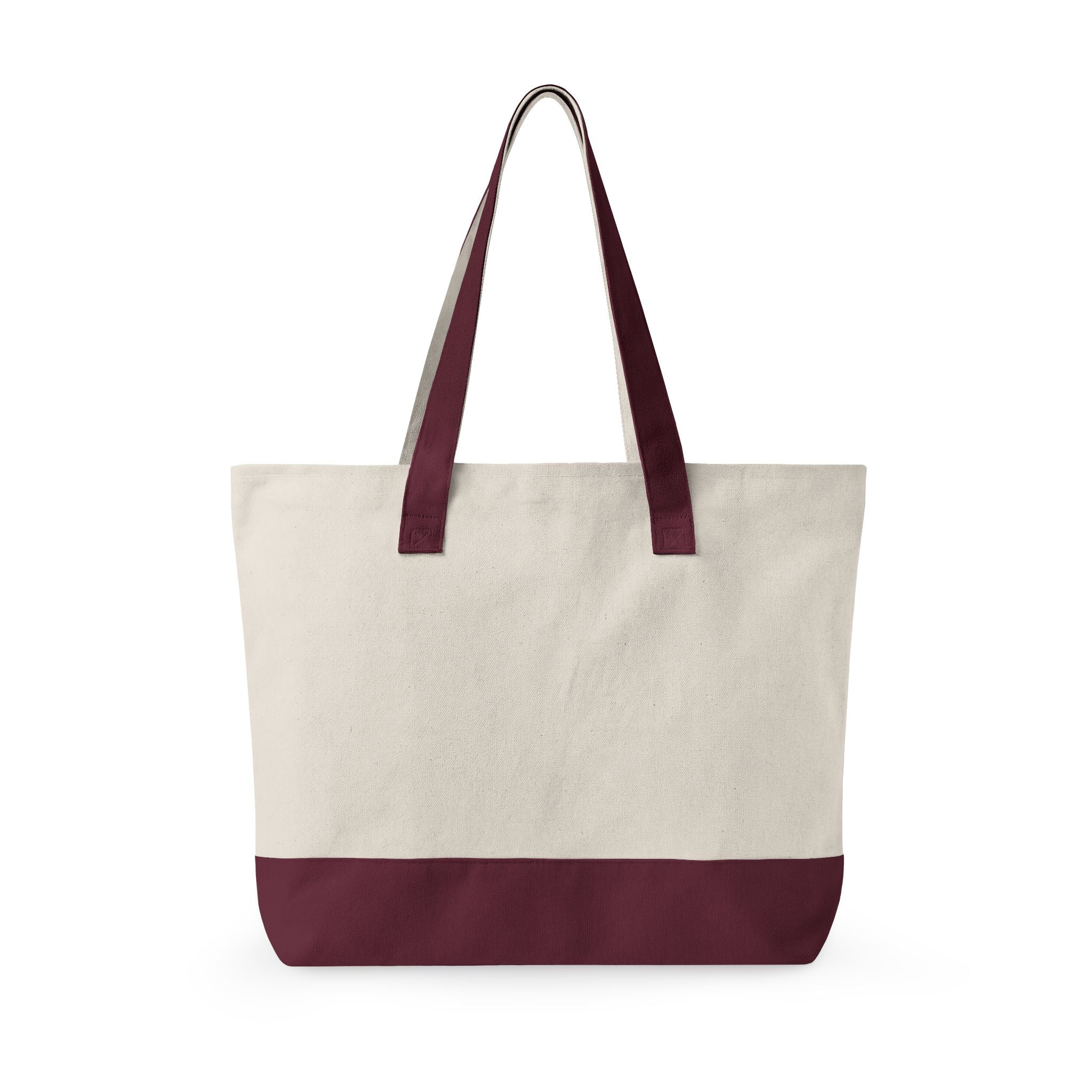 New York floral script Zippered Canvas Tote | city bouquet design