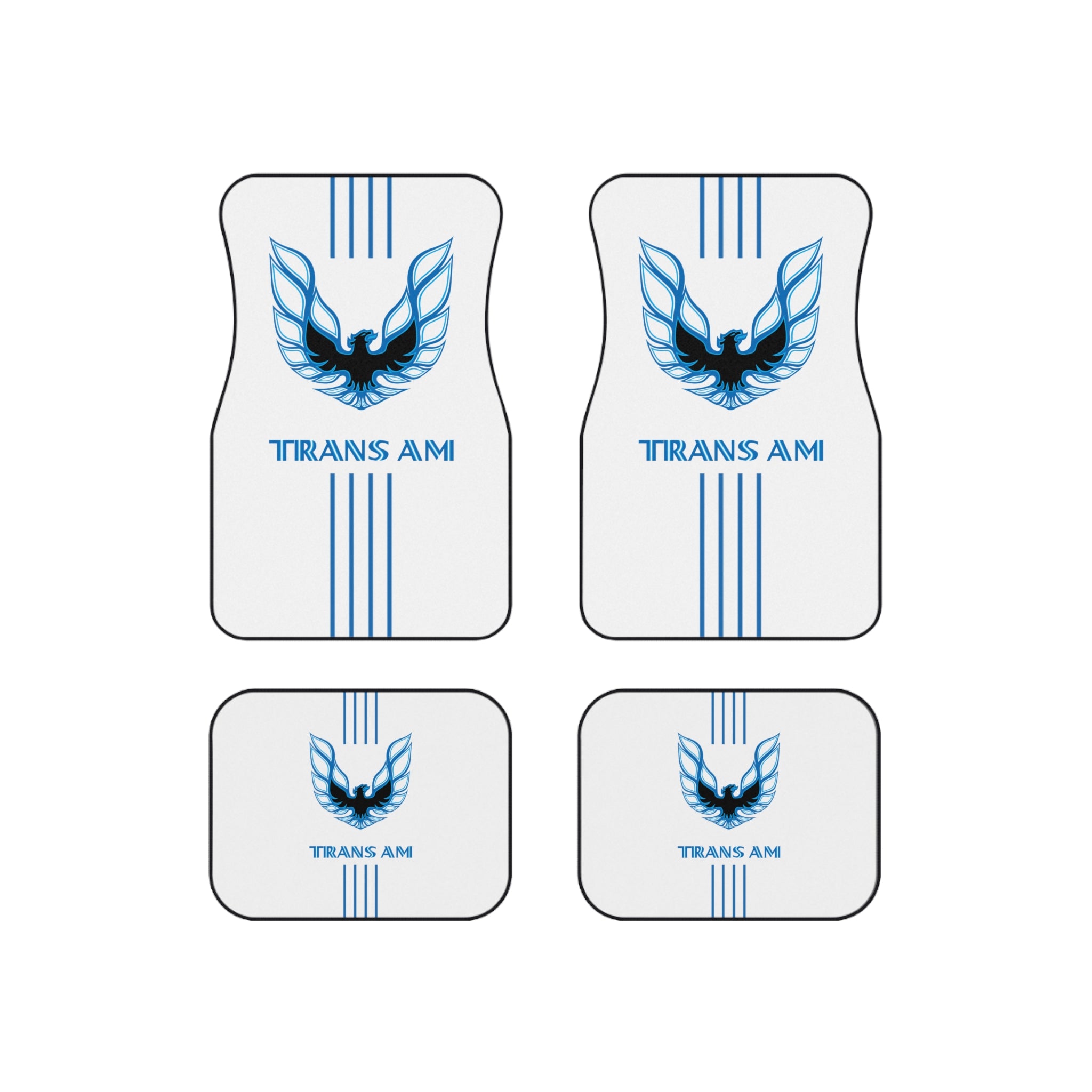 Trans Am Blue Firebird Car Mats (Set of 4)
