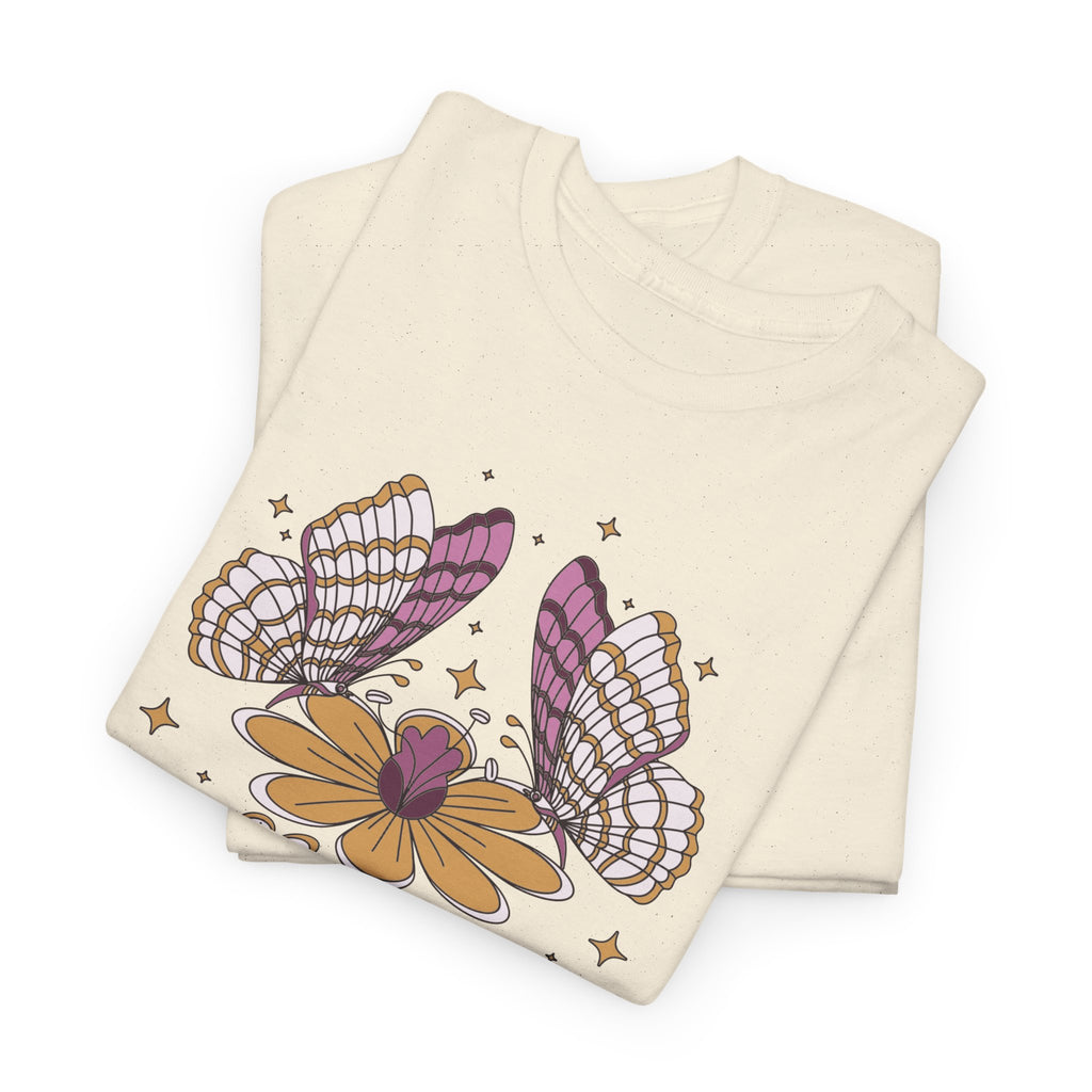 Boho Butterfly Floral T-Shirt
