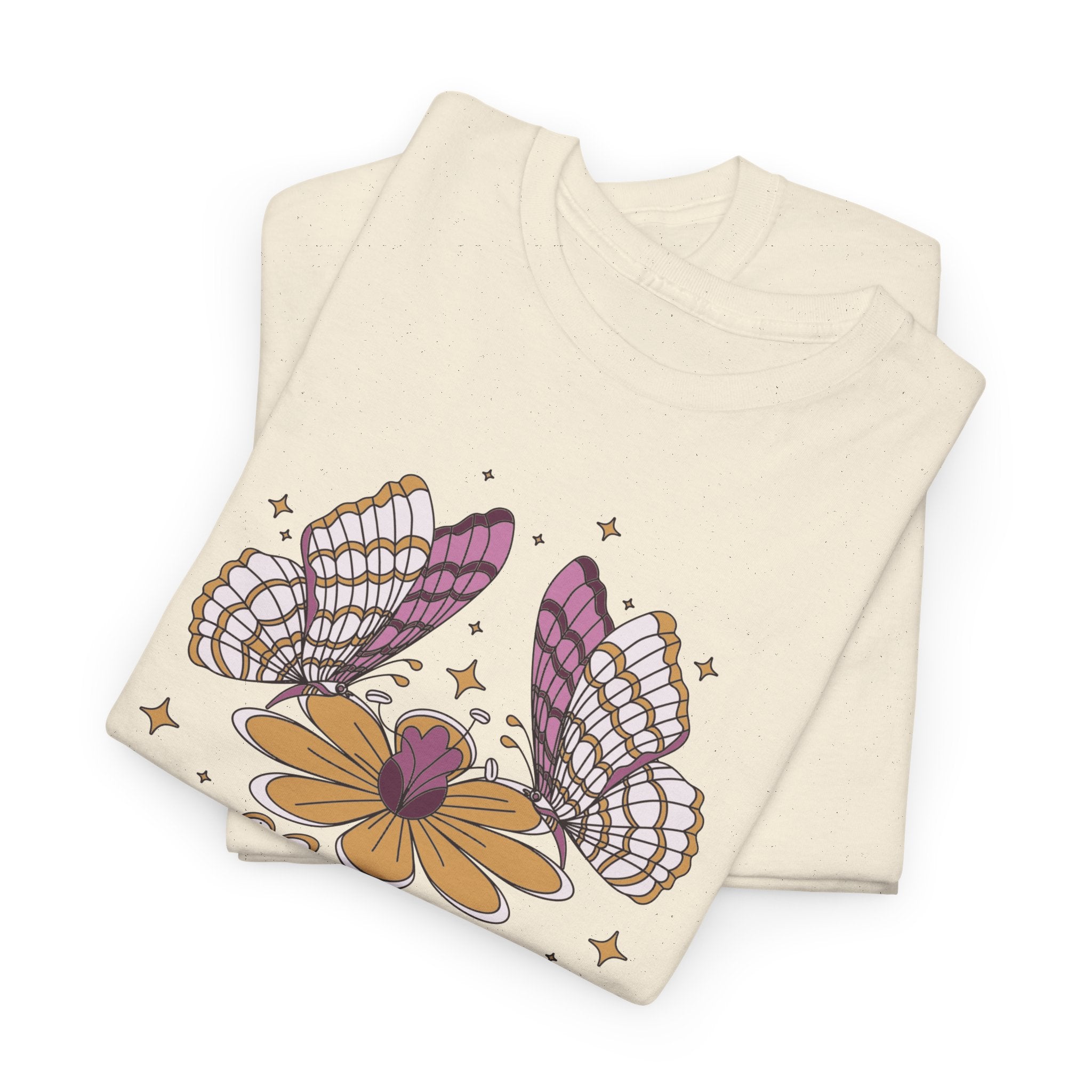 Boho Butterfly Floral T-Shirt