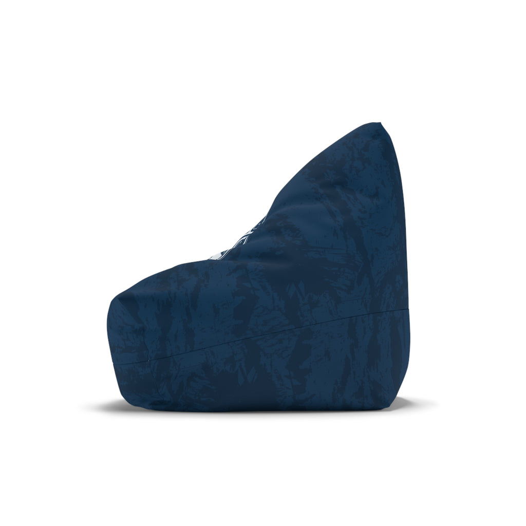 Nautical Compass Bean Bag Chair Cover | Navy Coastal Bean Bag Cover | Beach House Home Decor