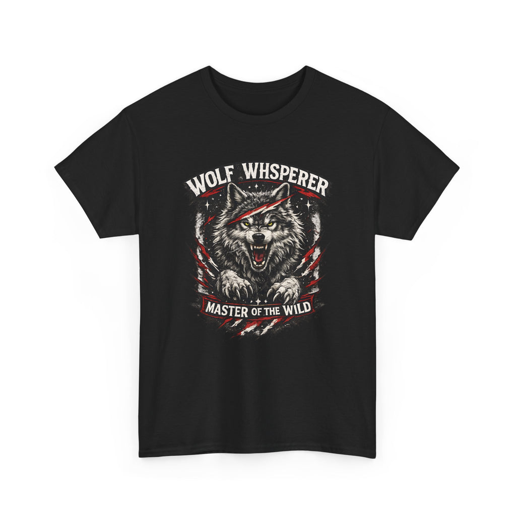 Wolf Whisperer T Shirt for Men  Wolf Graphic Tee Streetwear Style