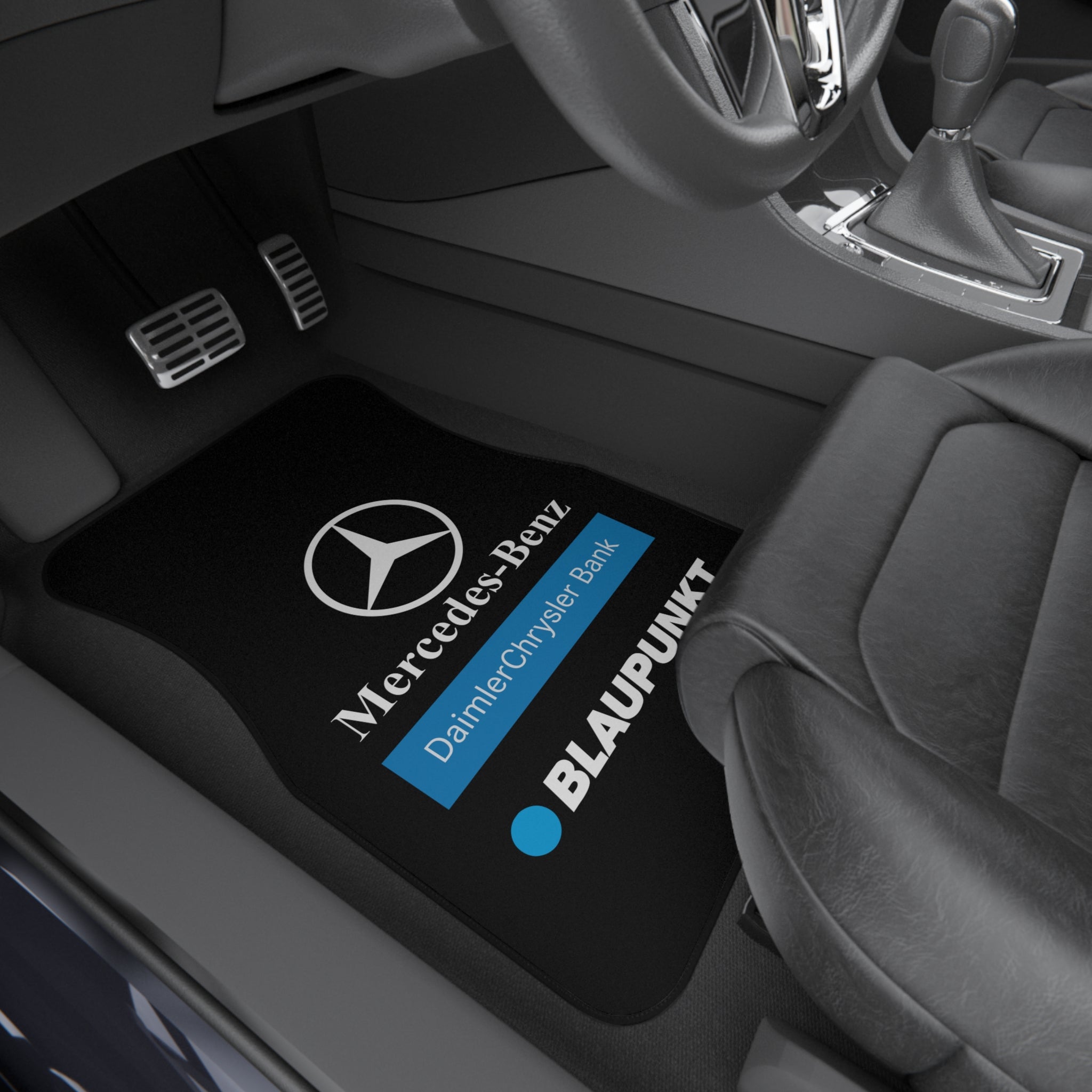 4 Piece Universal Mercedes-Benz Car Floor Mats Set Luxury Auto Interior Accessories