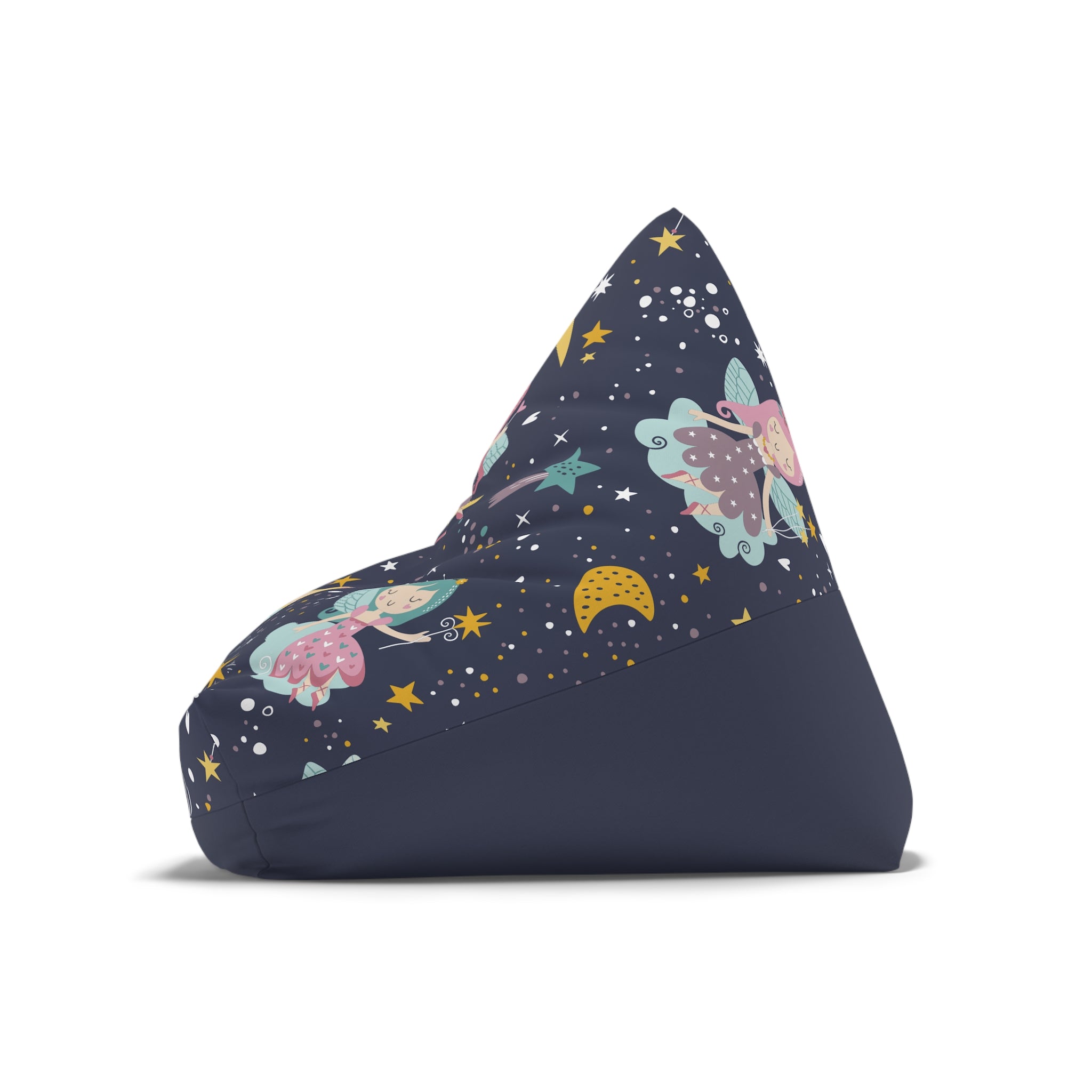 Sleeping Fairies Bean Bag Chair Cover | Night Sky Stars, Kids Room