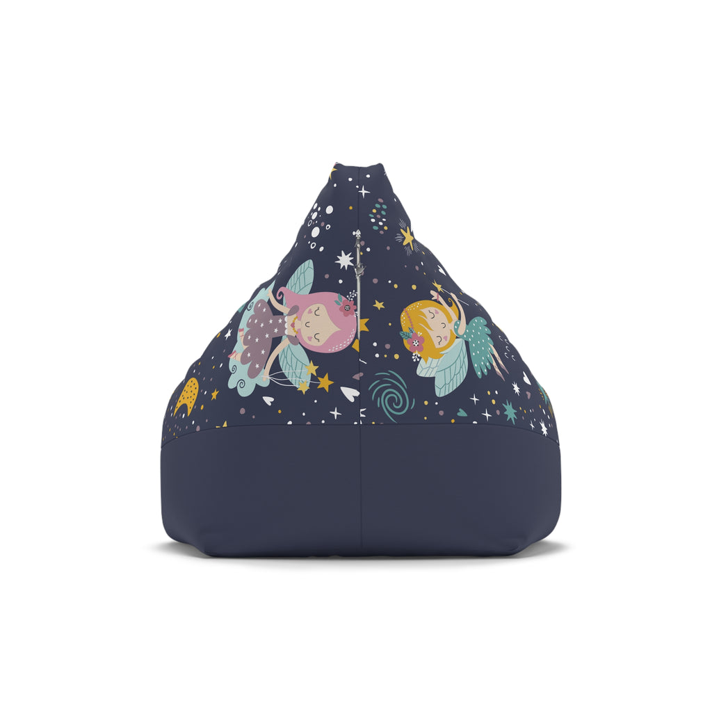 Sleeping Fairies Bean Bag Chair Cover | Night Sky Stars, Kids Room