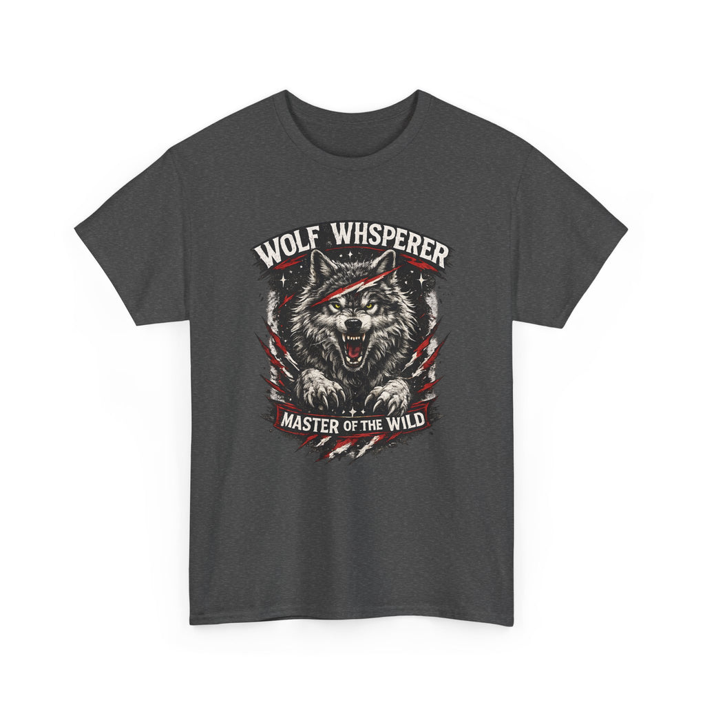 Wolf Whisperer T Shirt for Men  Wolf Graphic Tee Streetwear Style
