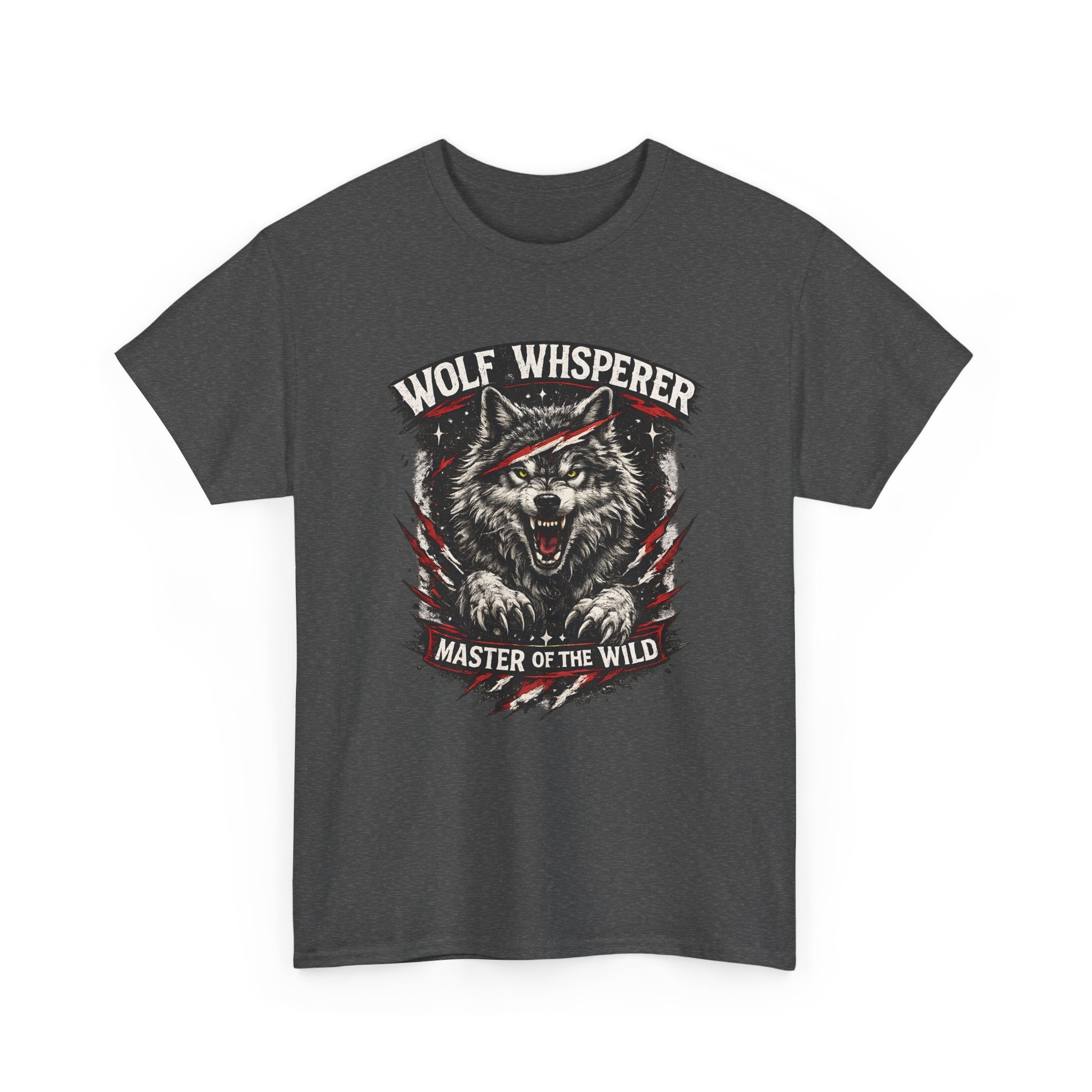 Wolf Whisperer T Shirt for Men  Wolf Graphic Tee Streetwear Style
