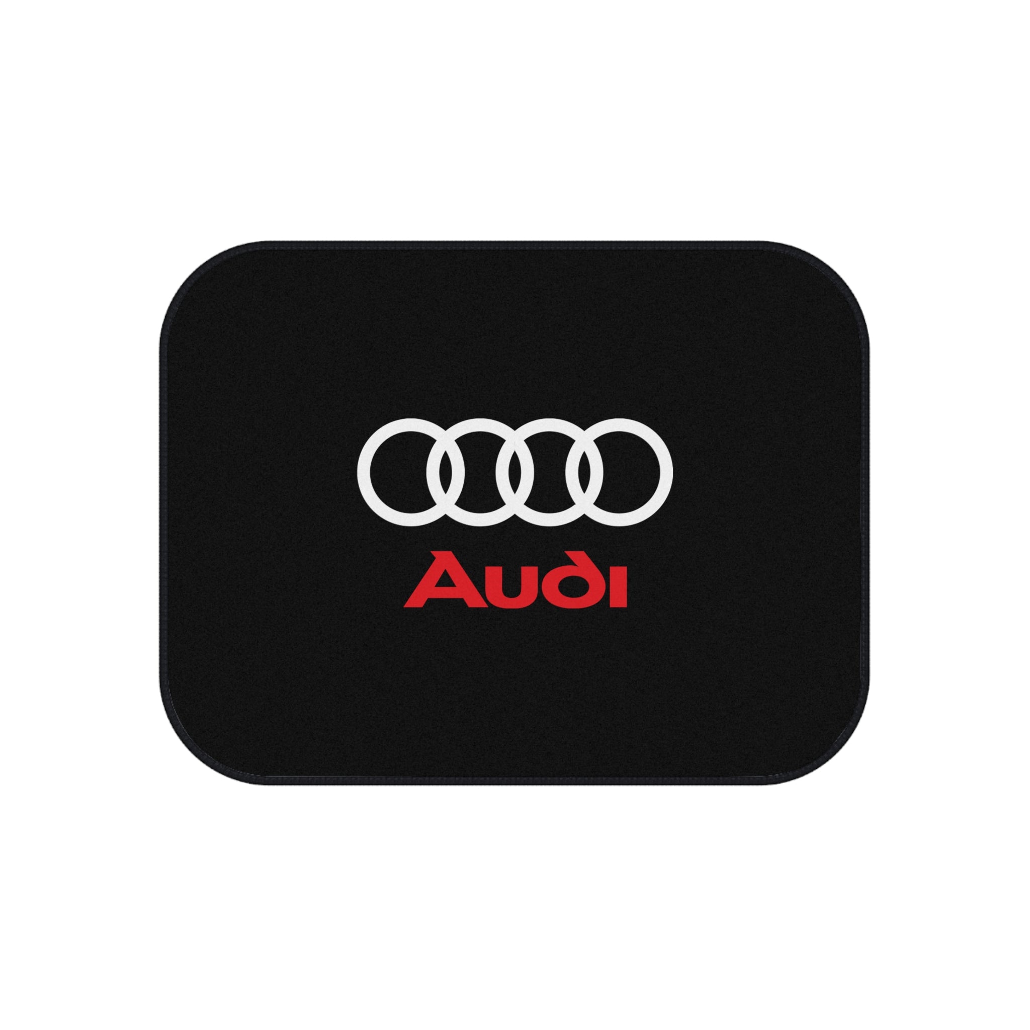 Audi Style Car Floor Mats Set of 4 Black Universal Auto Mats