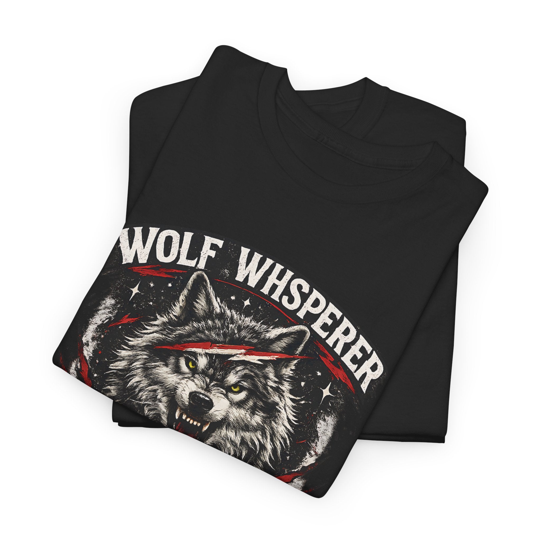 Wolf Whisperer T Shirt for Men  Wolf Graphic Tee Streetwear Style