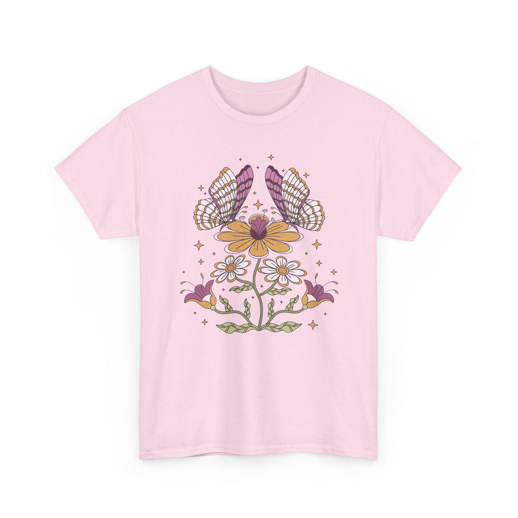 Boho Butterfly Floral T-Shirt
