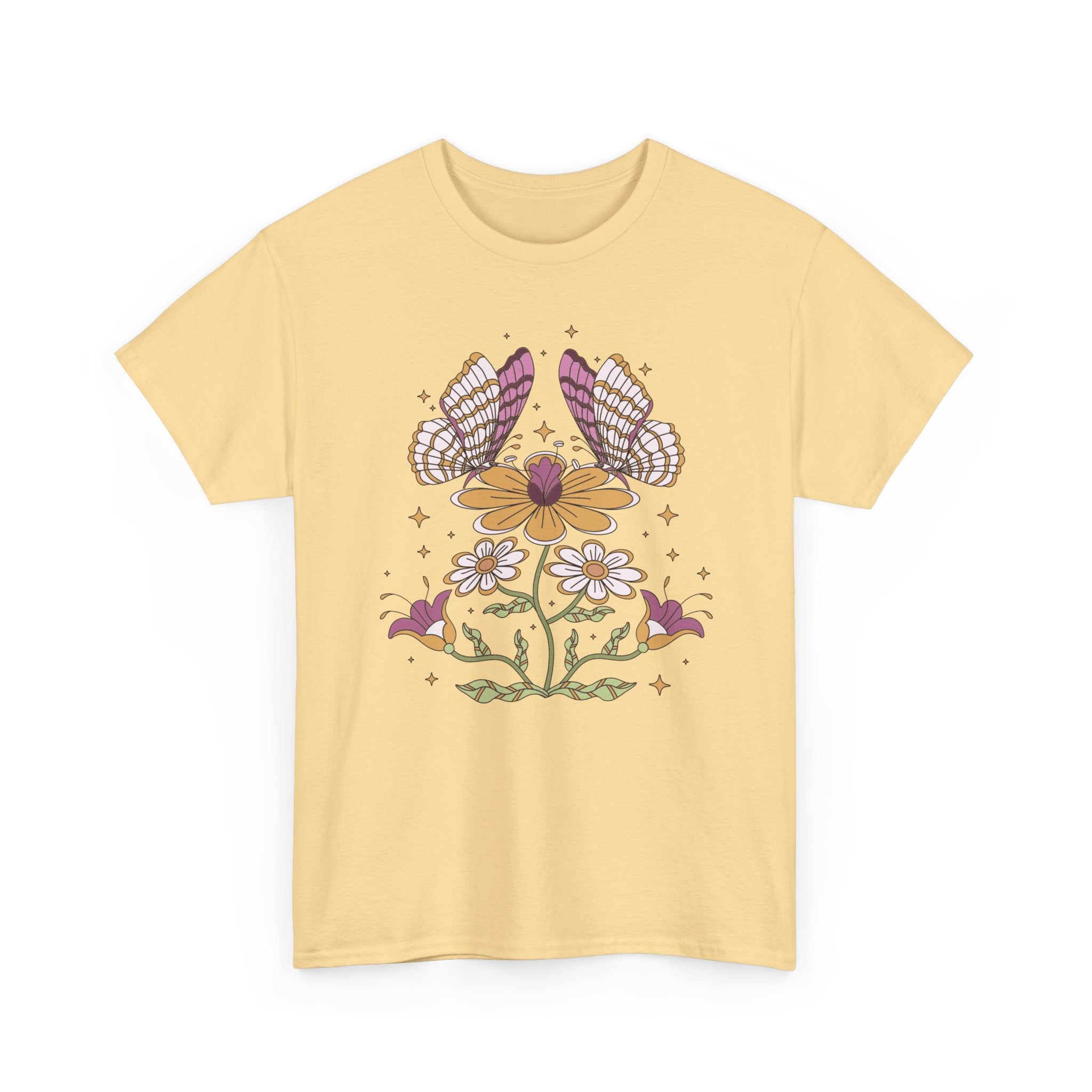 Boho Butterfly Floral T-Shirt