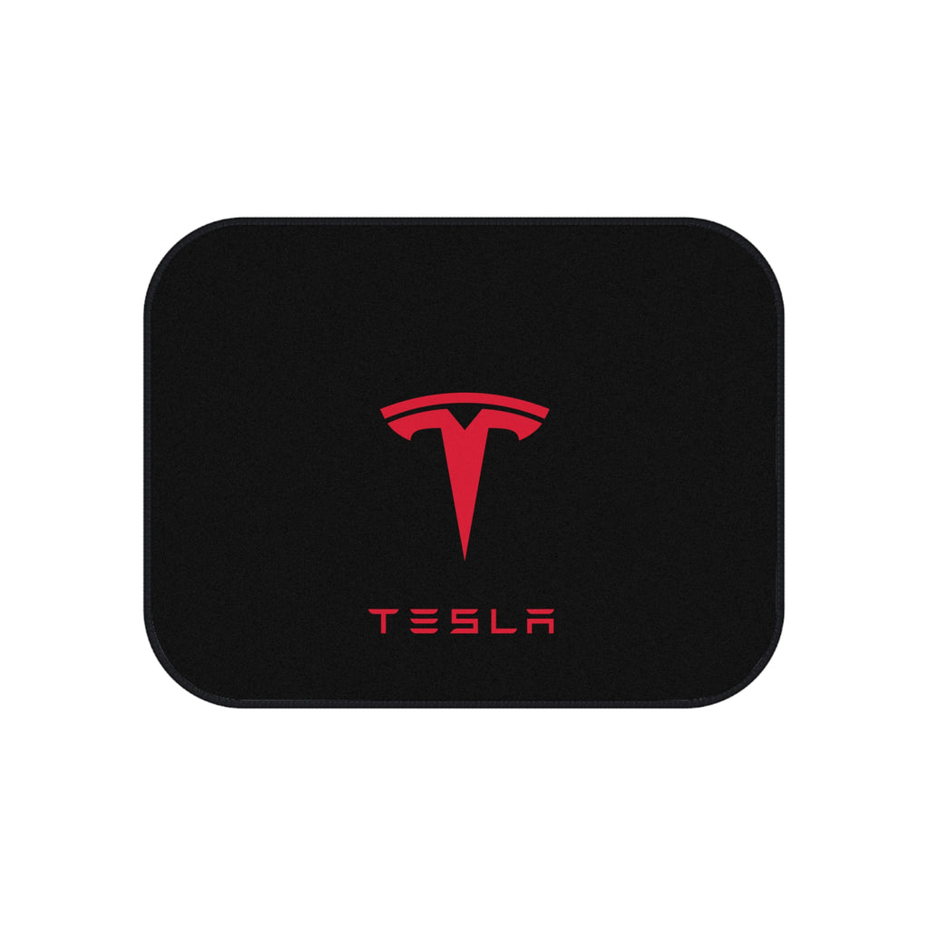Tesla Logo Car Mats (Set of 4) — Universal Fit All-Weather Floor Liners