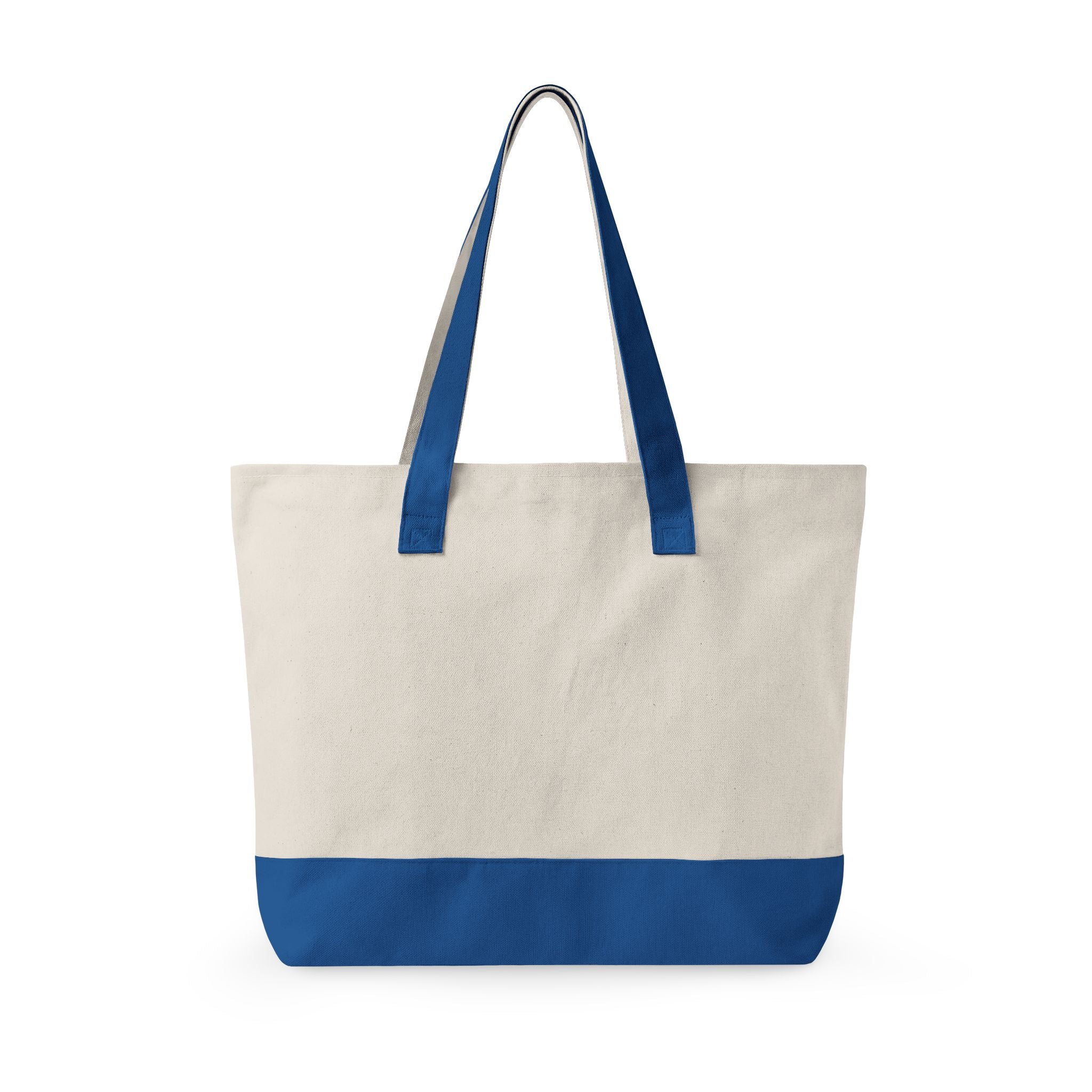 Easy Days canvas tote | Zippered canvas tote, front pocket