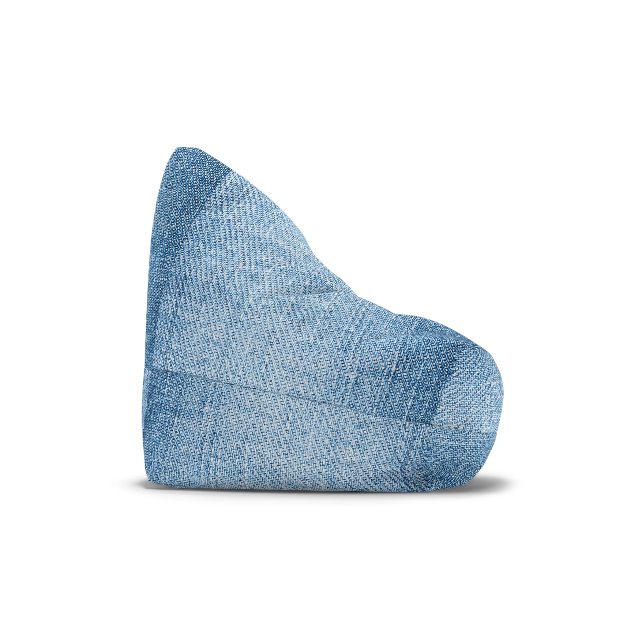 Blue Textured Bean Bag Chair Cover | Modern Bean Bag Cover | Minimalist Home Decor