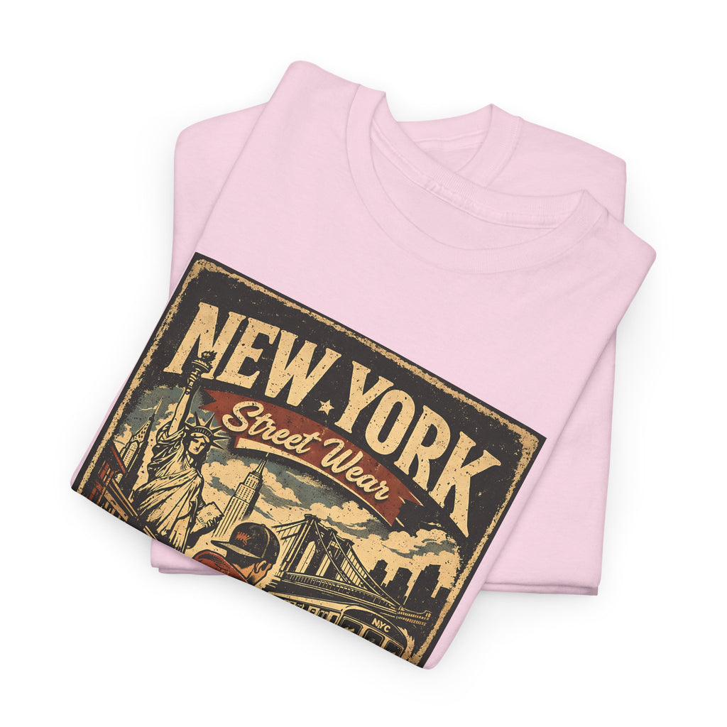 New York T Shirt Streetwear Graphic Tee, NYC Urban Vintage Shirt, Brooklyn Bronx Manhattan Unisex