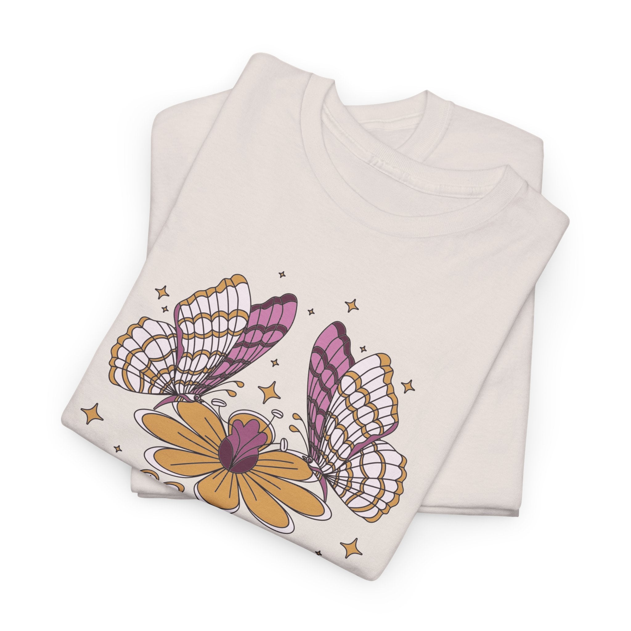 Boho Butterfly Floral T-Shirt