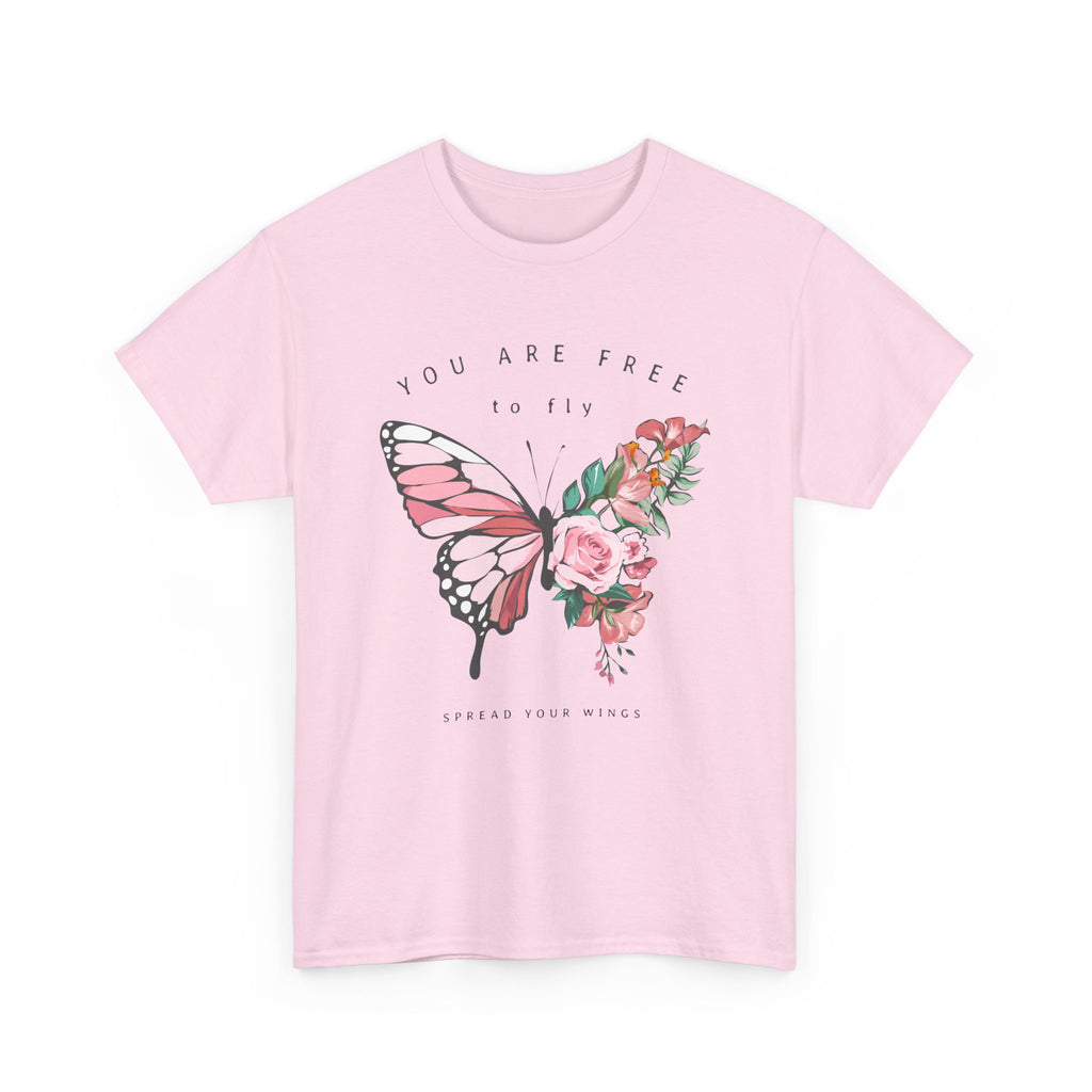 Butterfly Floral Inspirational T-Shirt