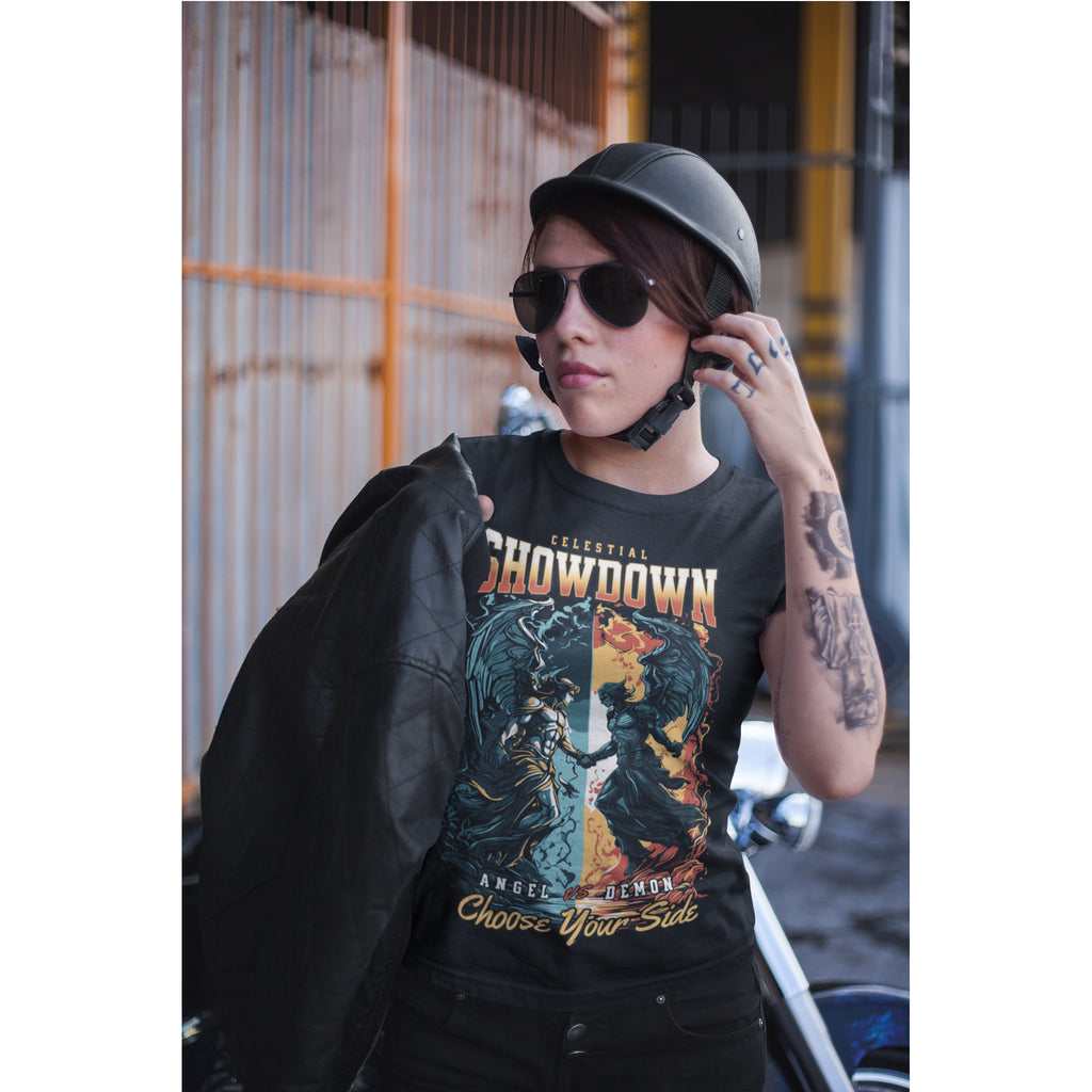 Celestial Showdown Graphic T-Shirt