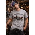 Vintage Motorcycle Tee Rebel Riders Classic Bike Graphic