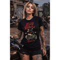 Lady Bikers Motorcycle Tee California USA Vintage Chopper Shirt