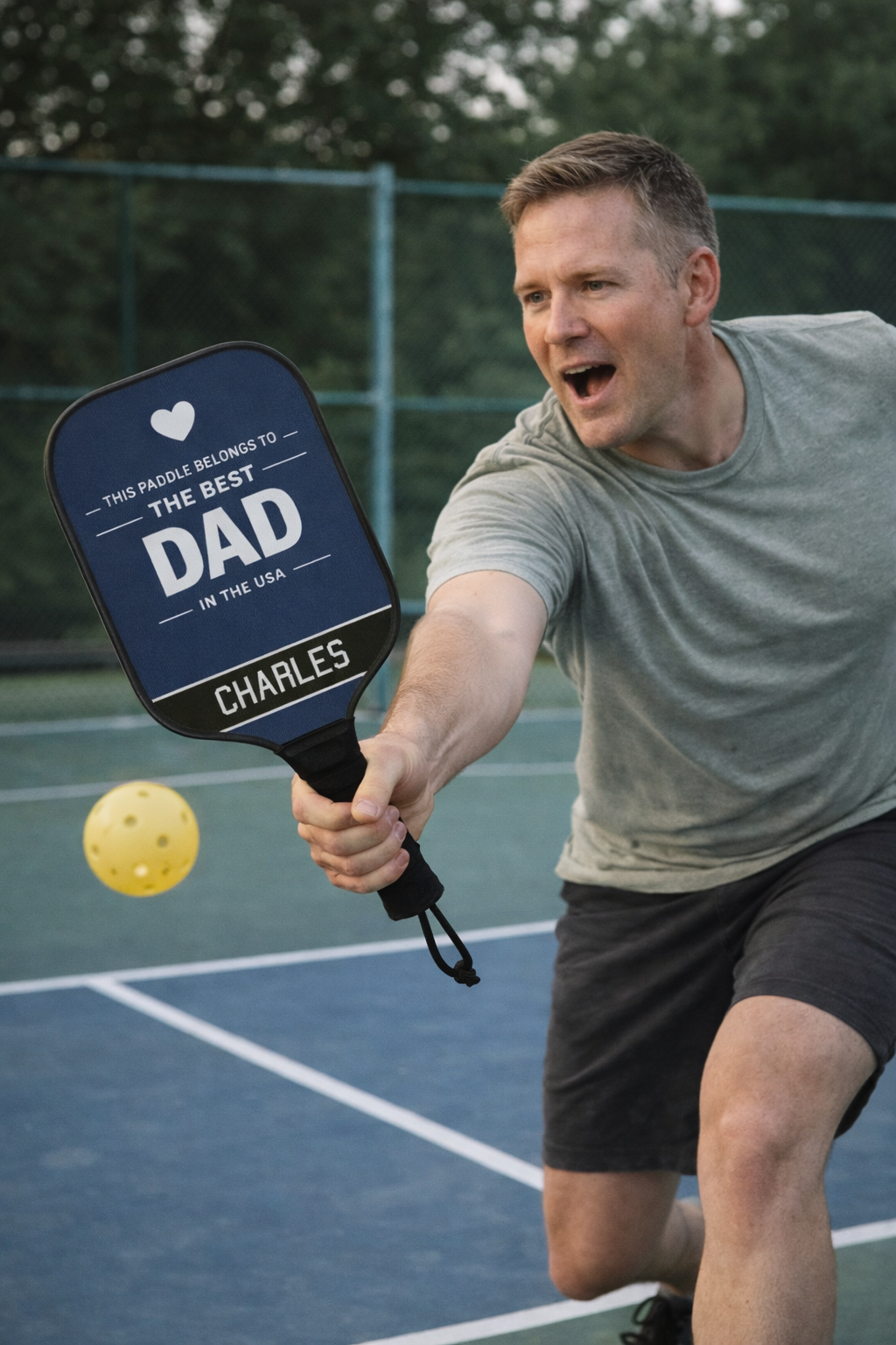 Personalized Dad Pickleball Paddle Set | Best Dad Gift | Custom Fathers Day Pickleball Gift | Gift for Dad Who Loves Pickleball