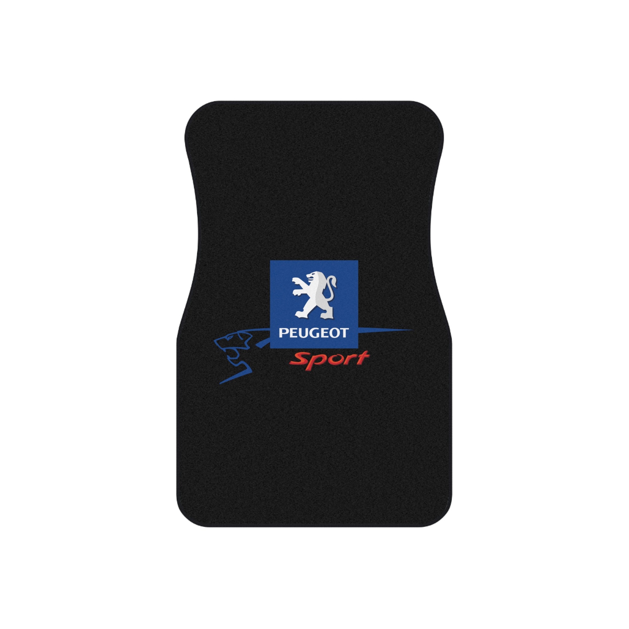 Peugeot Sport Style Car Floor Mats Set of 4 Black Universal Auto Mats