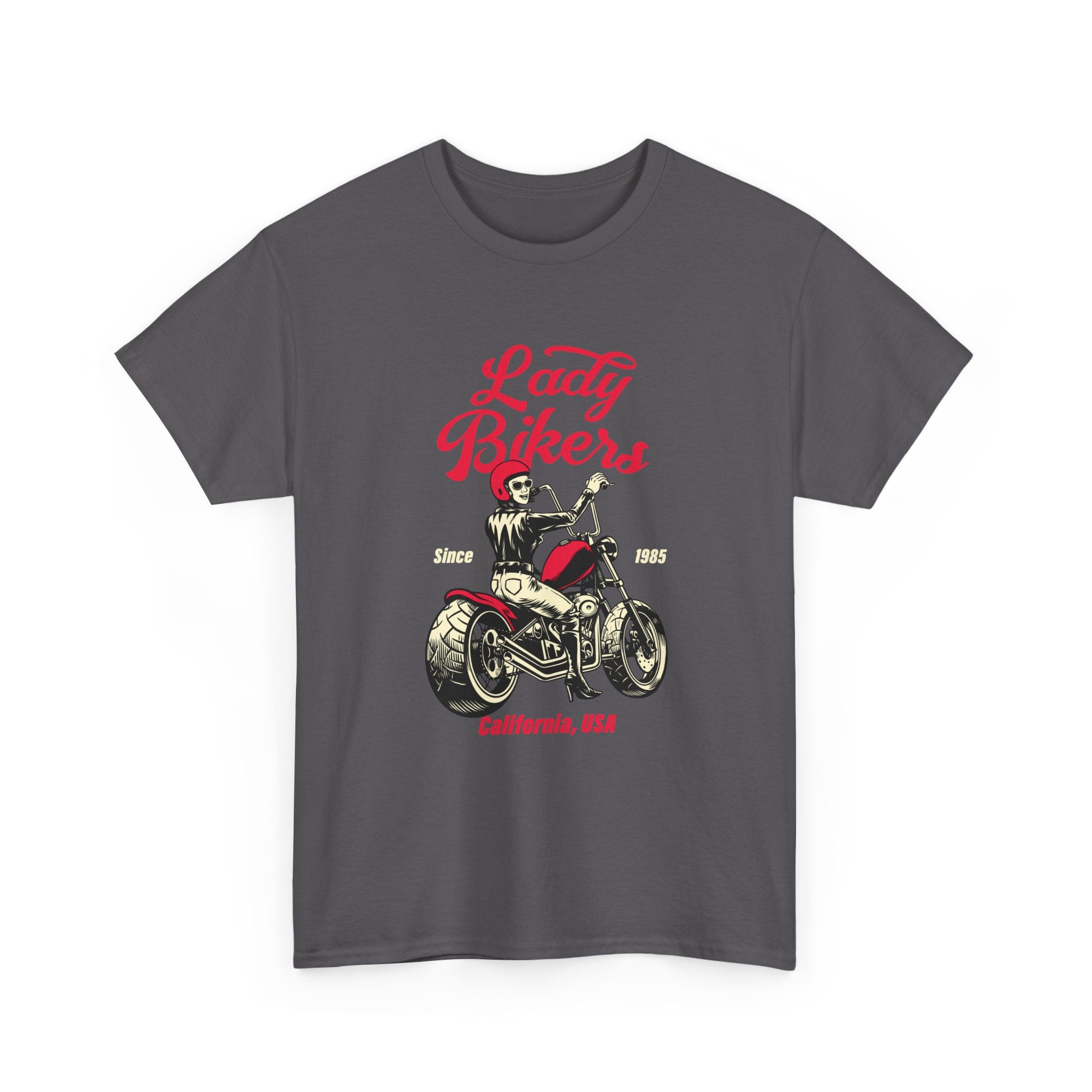 Lady Bikers Motorcycle Tee California USA Vintage Chopper Shirt