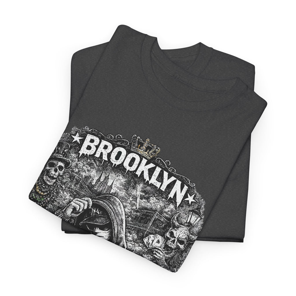Brooklyn T Shirt Streetwear Graphic Tee, Urban NYC Shirt Black, Dark Hip Hop Style Unisex Gift