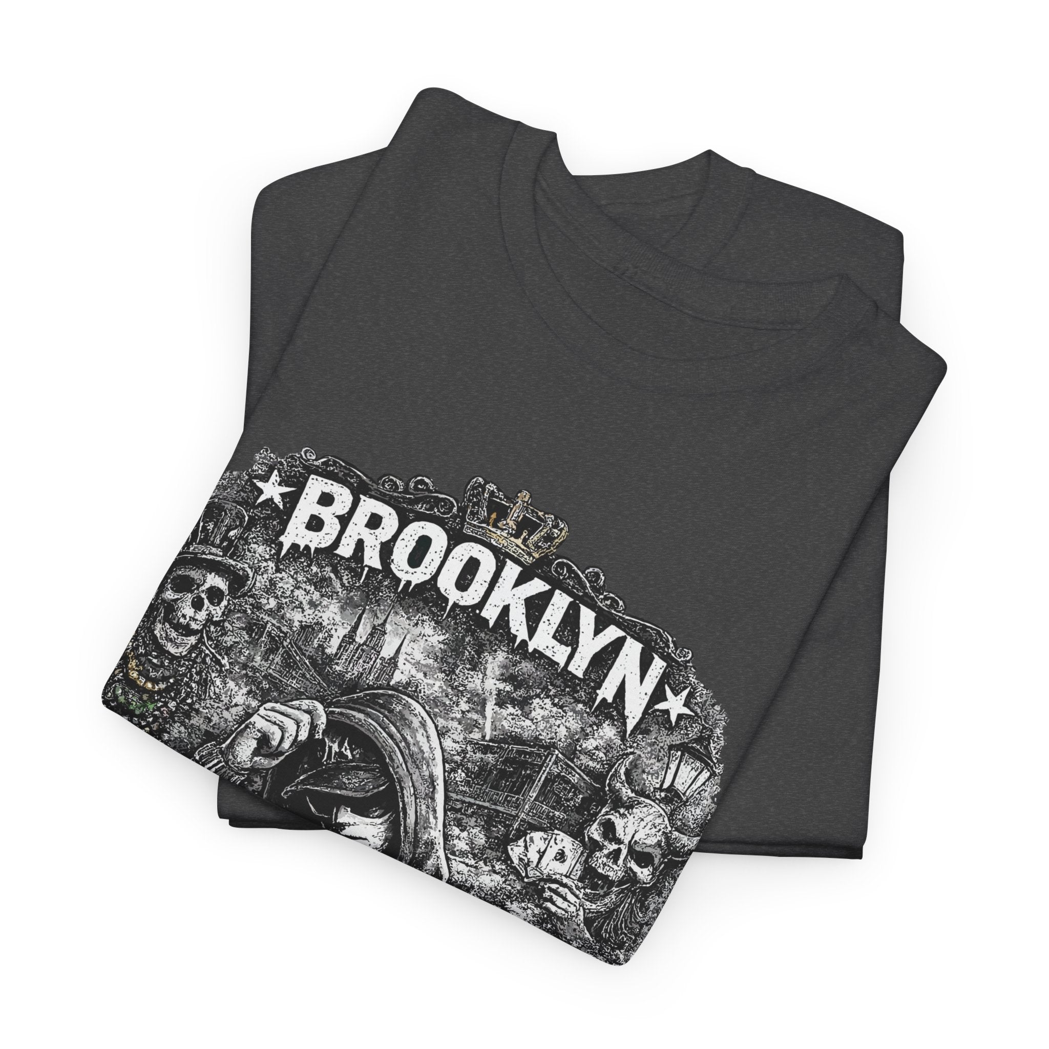 Brooklyn T Shirt Streetwear Graphic Tee, Urban NYC Shirt Black, Dark Hip Hop Style Unisex Gift