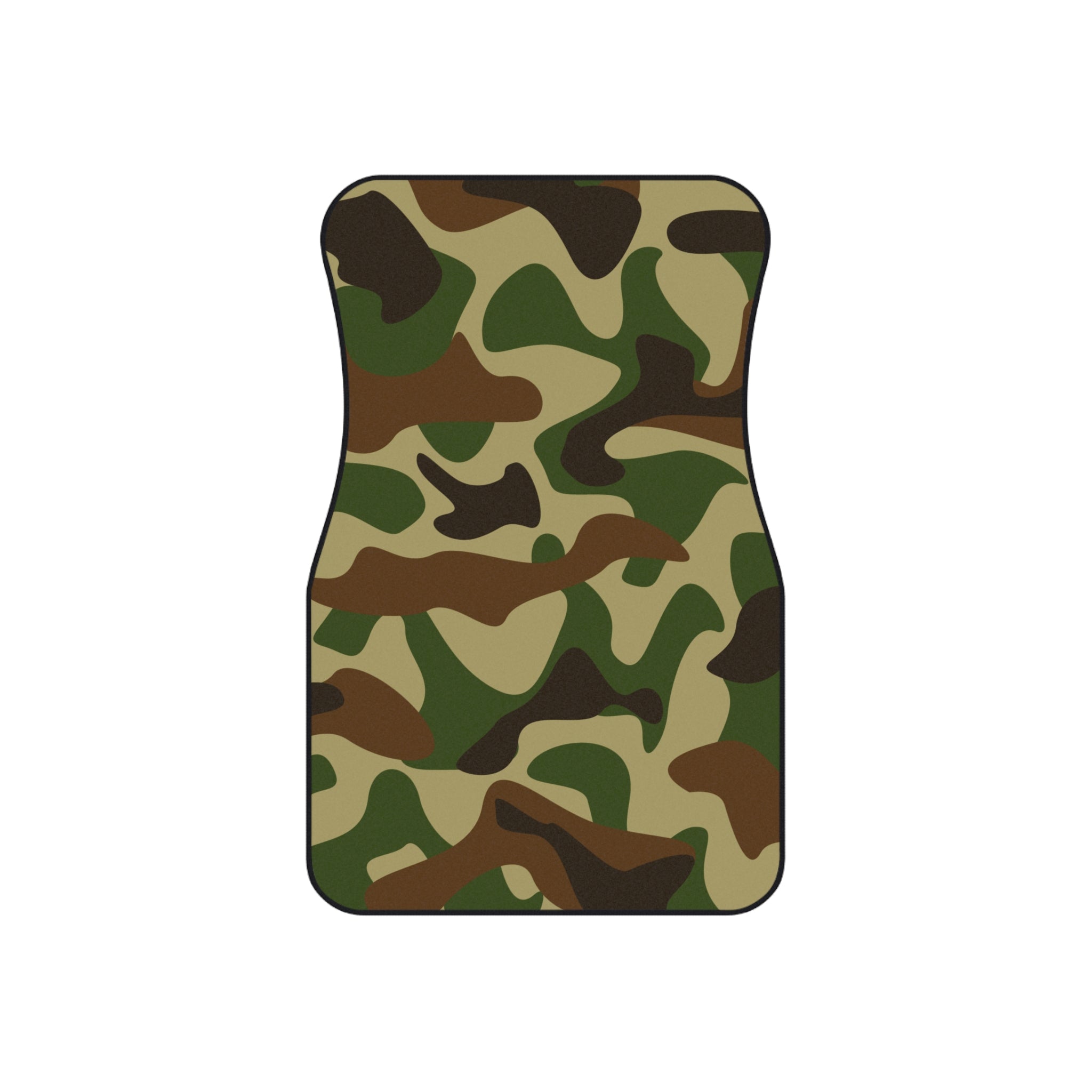 Camo Car Floor Mats (Set of 4) — Heavy-Duty Camouflage Auto Mats