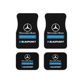 4 Piece Universal Mercedes-Benz Car Floor Mats Set Luxury Auto Interior Accessories