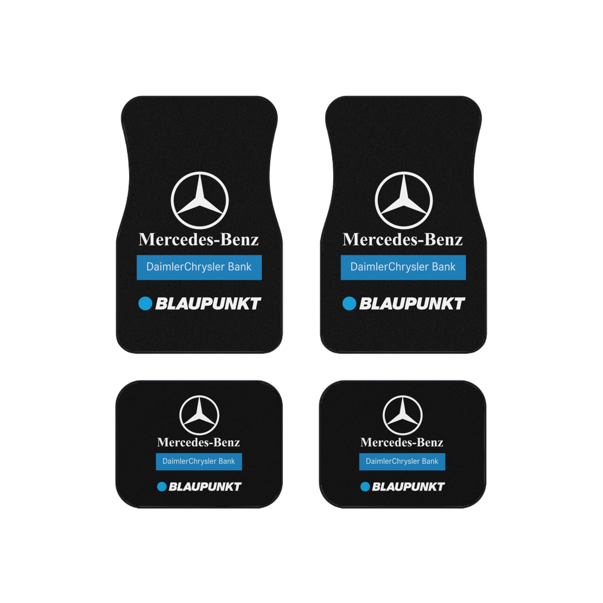4 Piece Universal Mercedes-Benz Car Floor Mats Set Luxury Auto Interior Accessories
