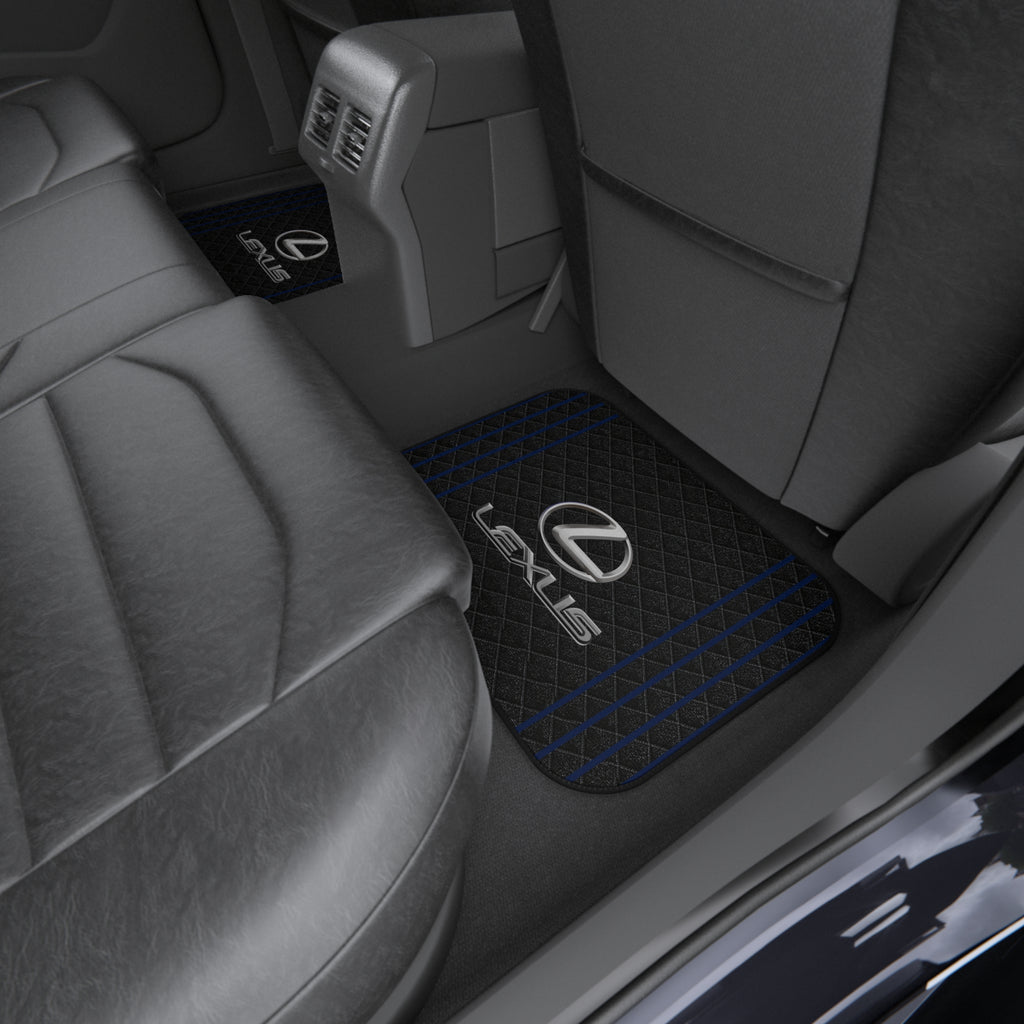 Lexus Car Floor Mats Set of 4 Universal Luxury Auto Mats Interior Accessories