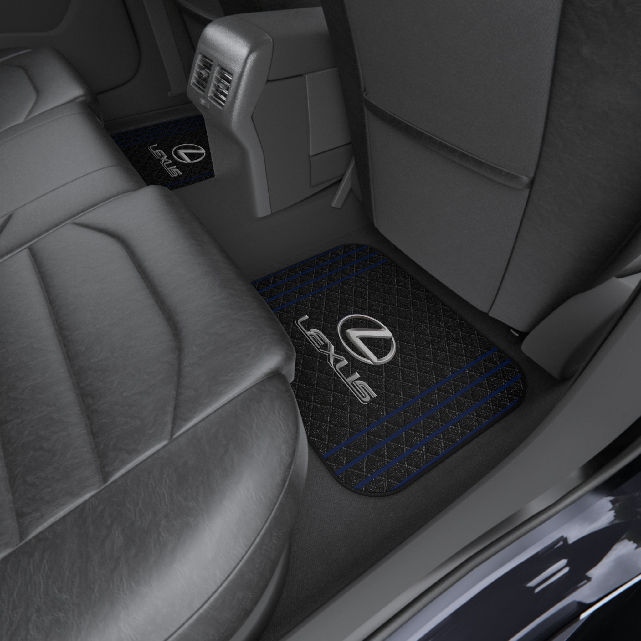 Lexus Car Floor Mats Set of 4 Universal Luxury Auto Mats Interior Accessories