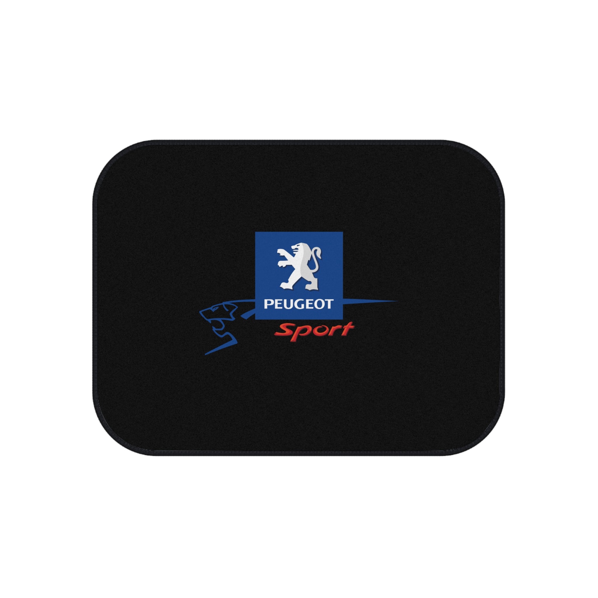 Peugeot Sport Style Car Floor Mats Set of 4 Black Universal Auto Mats