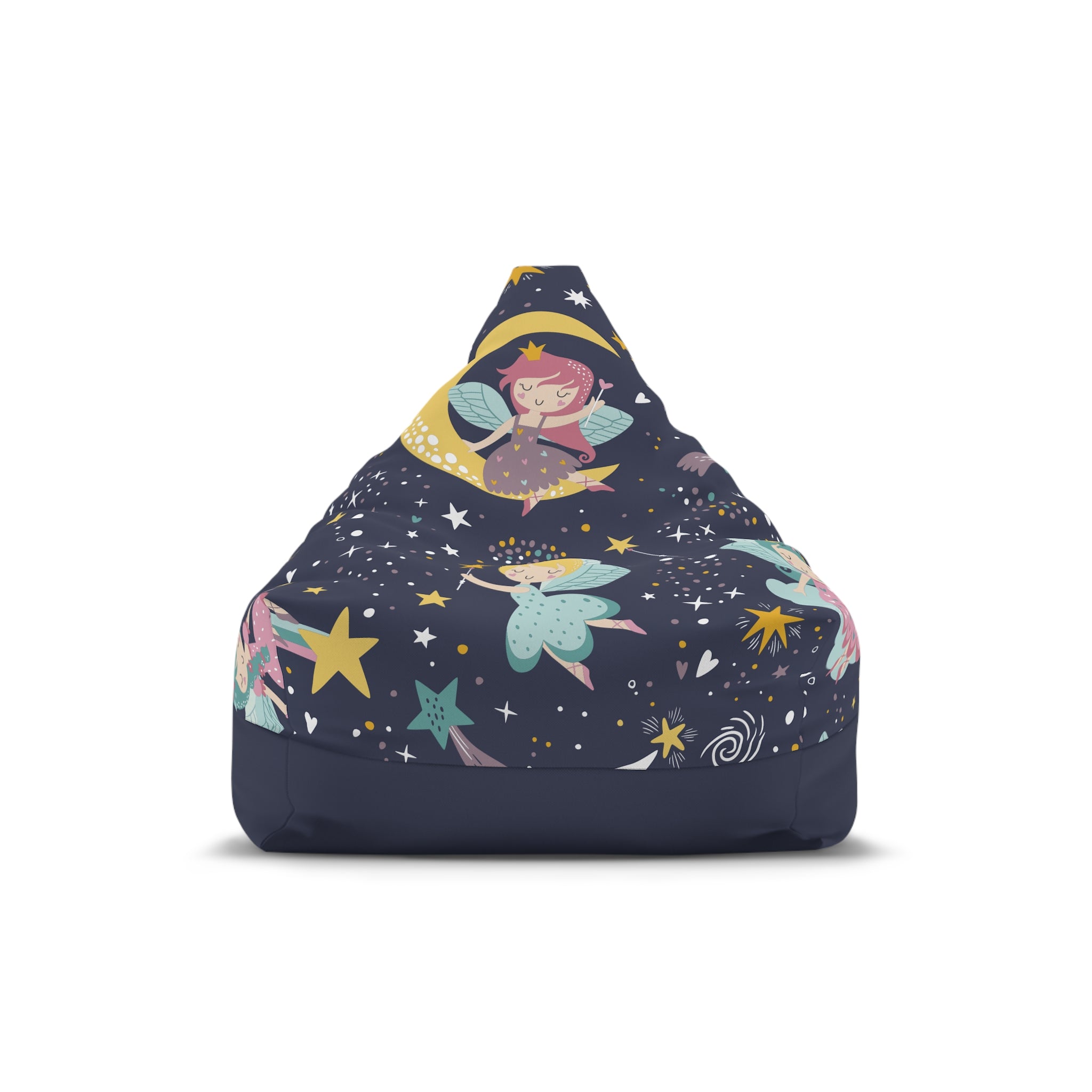 Sleeping Fairies Bean Bag Chair Cover | Night Sky Stars, Kids Room
