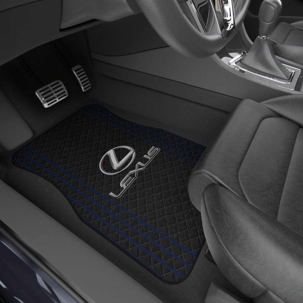 Lexus Car Floor Mats Set of 4 Universal Luxury Auto Mats Interior Accessories