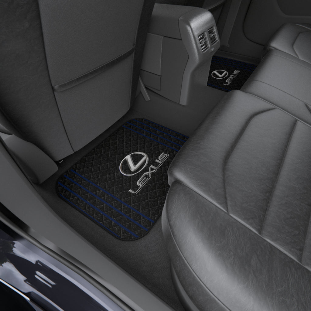 Lexus Car Floor Mats Set of 4 Universal Luxury Auto Mats Interior Accessories